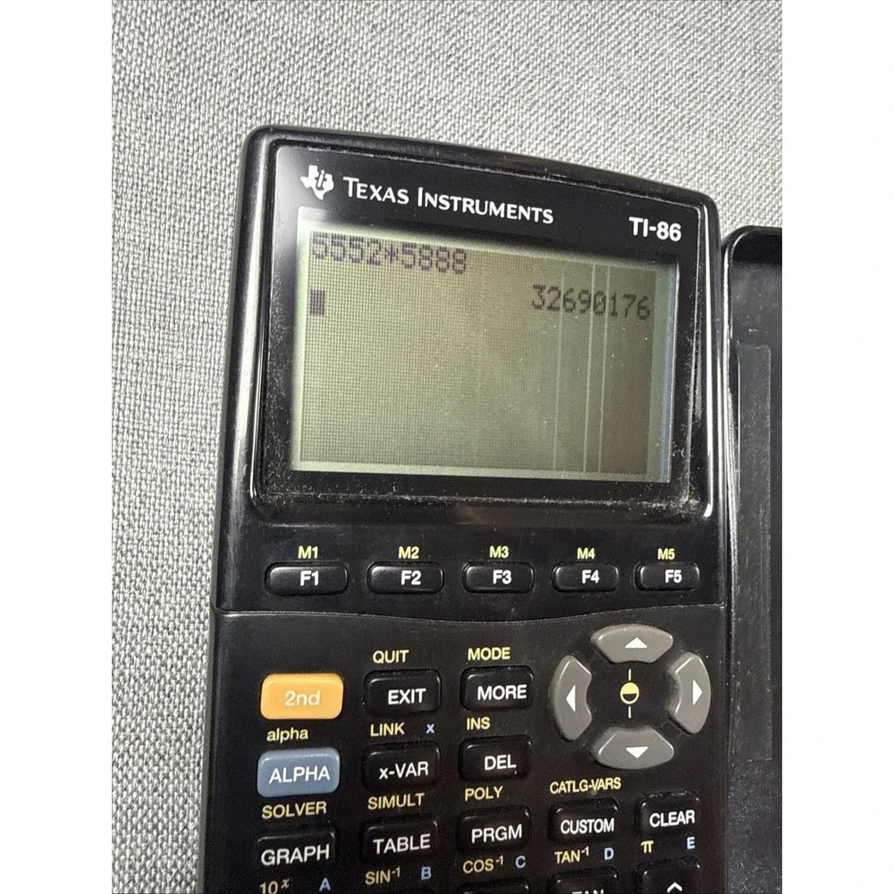Texas Instruments TI-86 Graphing Calculator - Picture 2 of 7